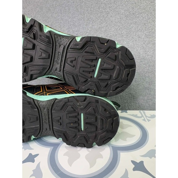 Asics GEL-VENTURE 7 Trail Running Shoe Women's‎ Size 9.5 Black Orange Sneakers - Picture 9 of 11